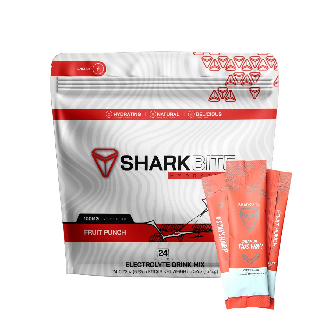 #sharkbite_hydration# - #Fruit_punch# - #pina_colada# - #orange# - #strawberry_lemonade# - #berry_rush# - #hydration# - #electrolytes# - #sports_hydration#