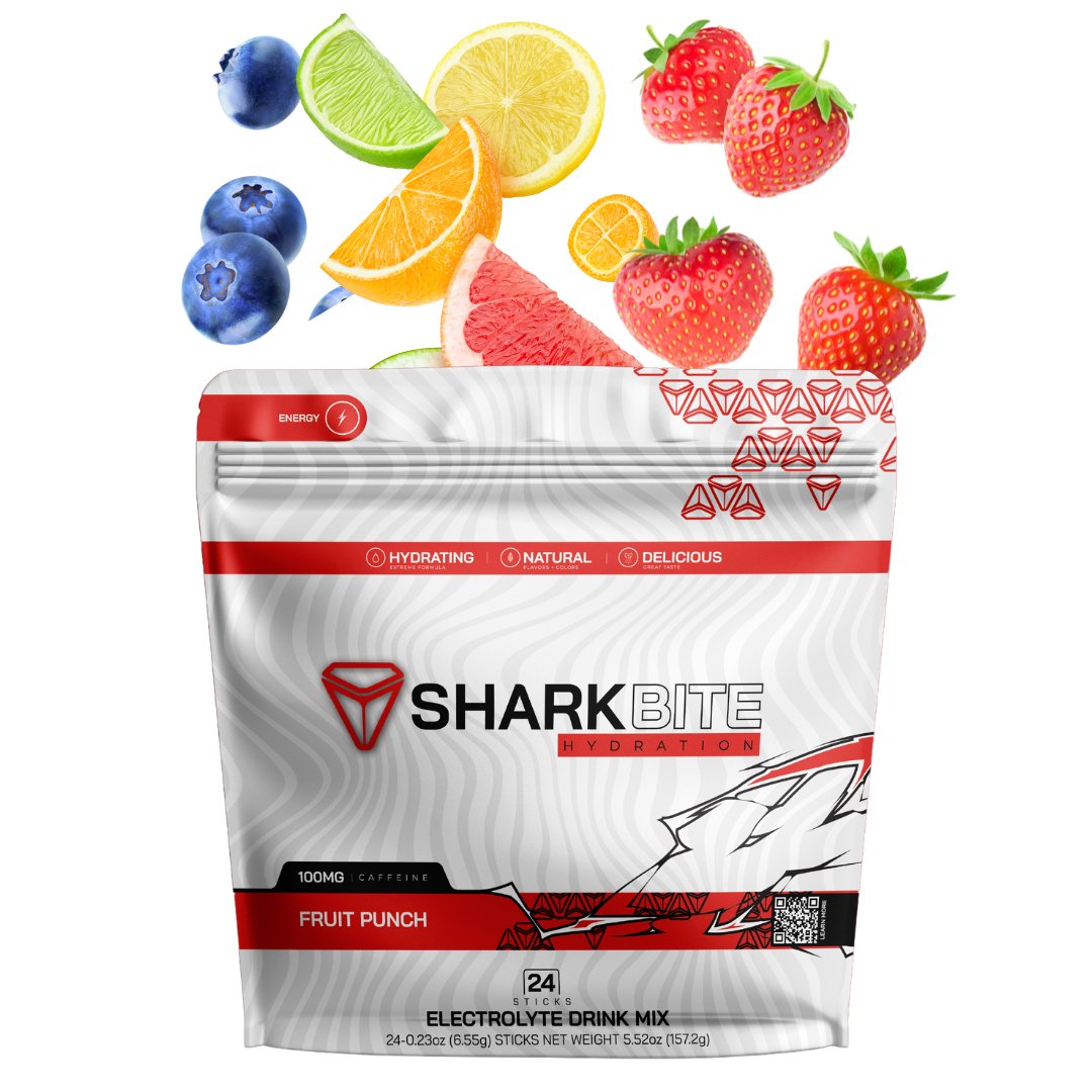 #sharkbite_hydration# - #Fruit_punch# - #pina_colada# - #orange# - #strawberry_lemonade# - #berry_rush# - #hydration# - #electrolytes# - #sports_hydration#