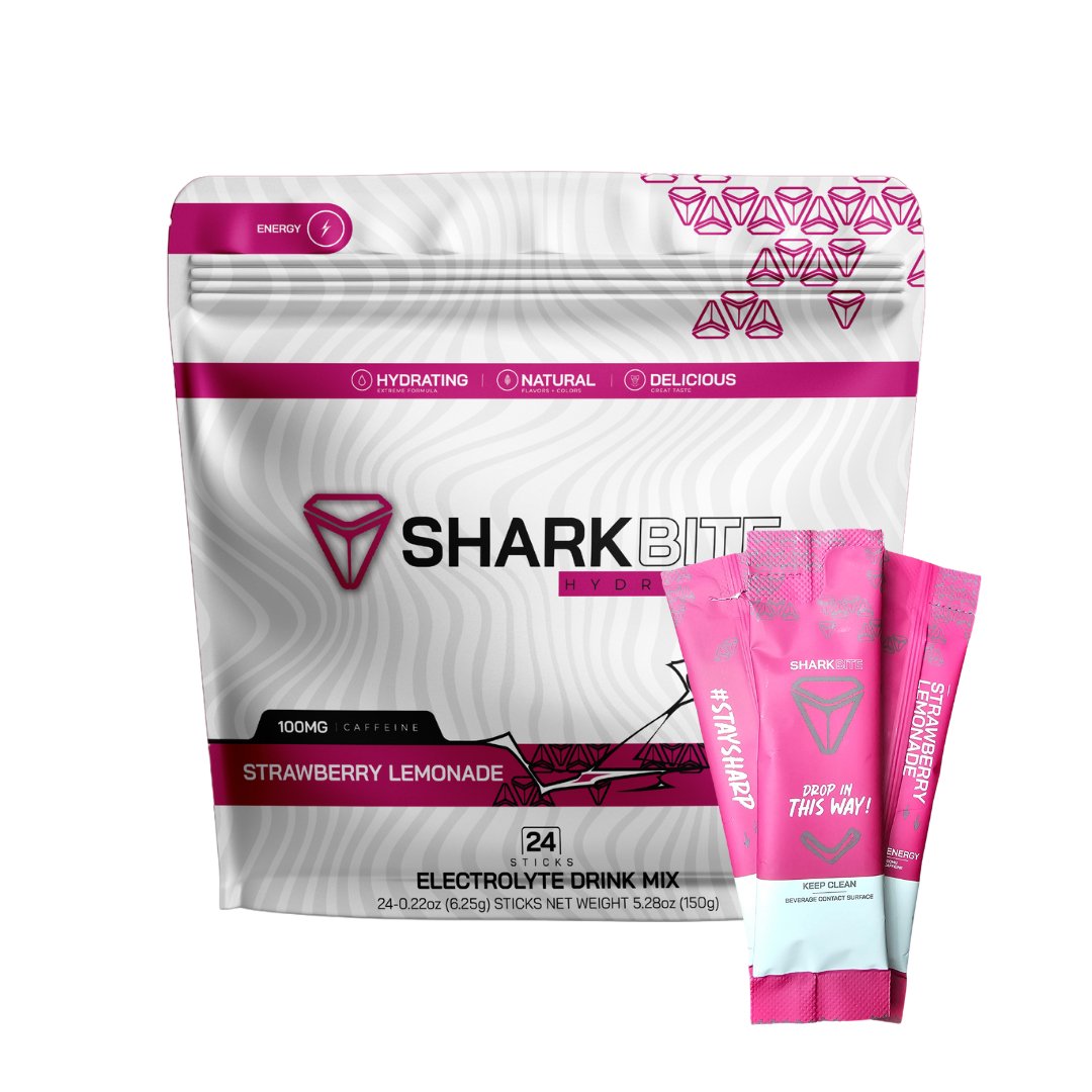 #sharkbite_hydration# - #Fruit_punch# - #pina_colada# - #orange# - #strawberry_lemonade# - #berry_rush# - #hydration# - #electrolytes# - #sports_hydration#