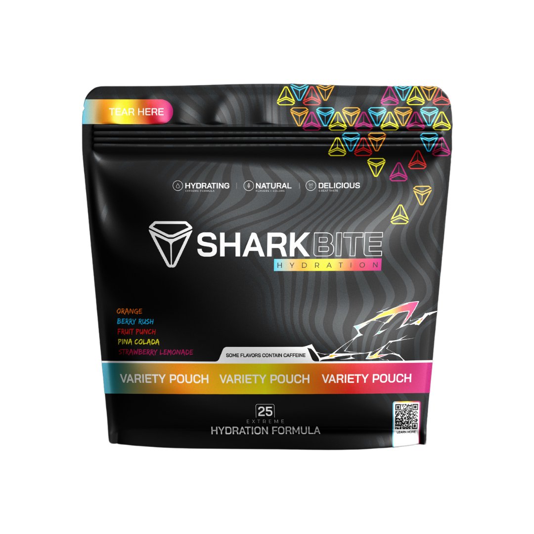 #sharkbite_hydration# - #Fruit_punch# - #pina_colada# - #orange# - #strawberry_lemonade# - #berry_rush# - #hydration# - #electrolytes# - #sports_hydration#