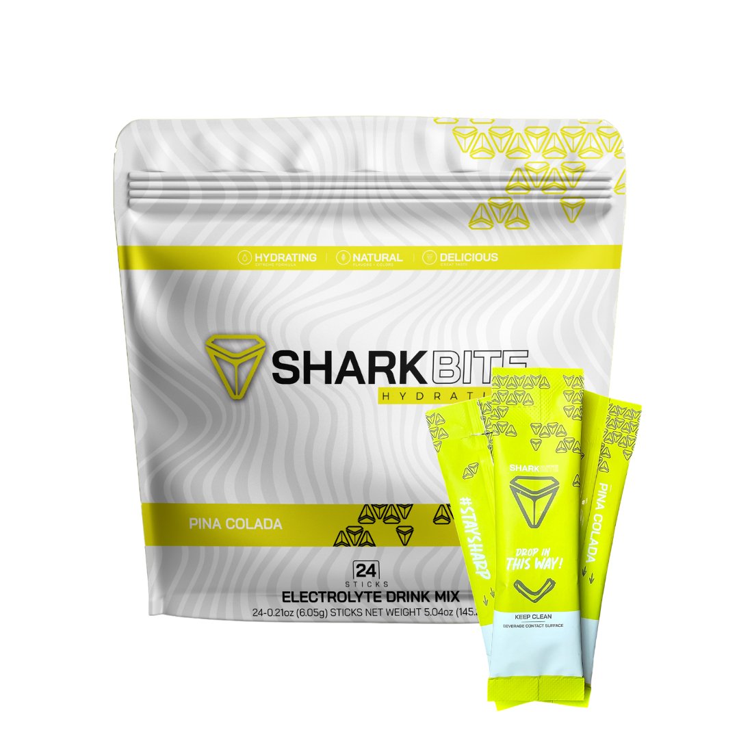 #sharkbite_hydration# - #Fruit_punch# - #pina_colada# - #orange# - #strawberry_lemonade# - #berry_rush# - #hydration# - #electrolytes# - #sports_hydration#