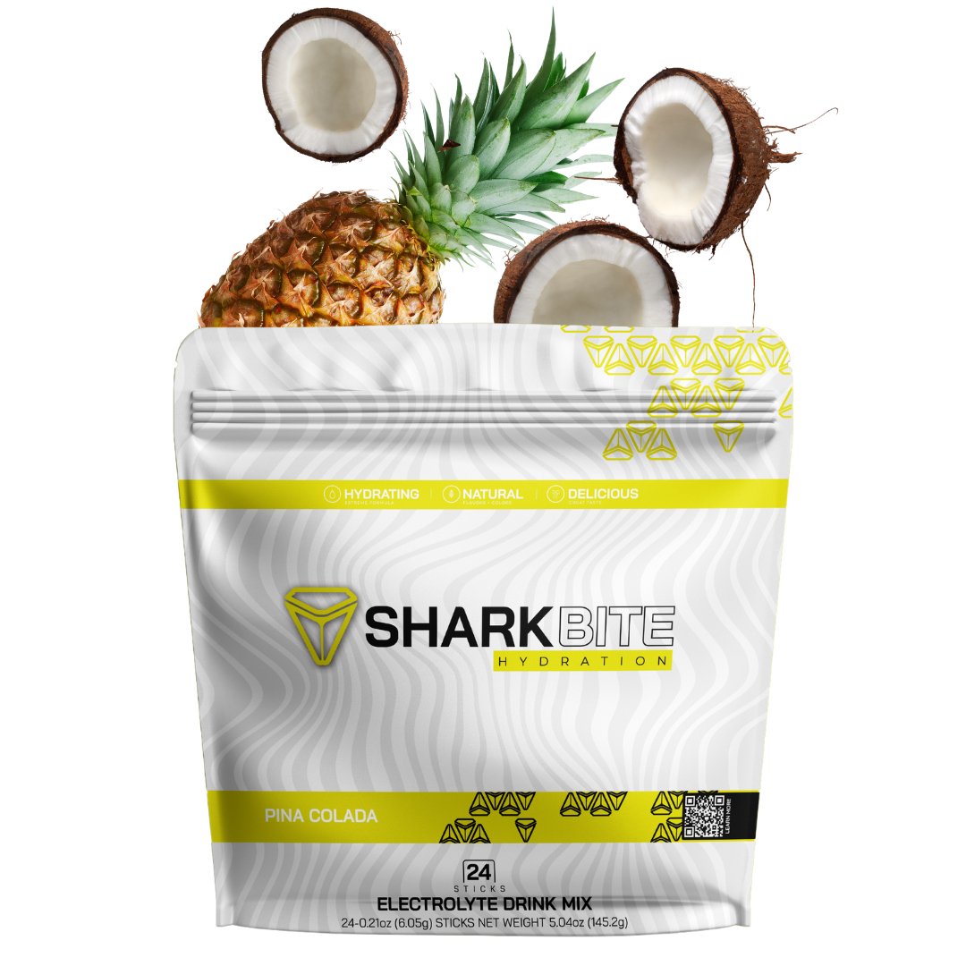 #sharkbite_hydration# - #Fruit_punch# - #pina_colada# - #orange# - #strawberry_lemonade# - #berry_rush# - #hydration# - #electrolytes# - #sports_hydration#