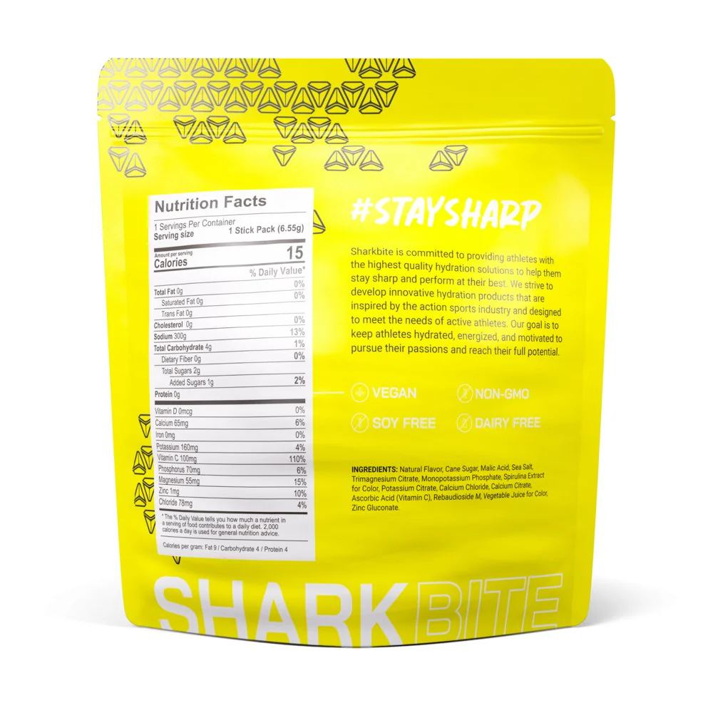 #sharkbite_hydration# - #Fruit_punch# - #pina_colada# - #orange# - #strawberry_lemonade# - #berry_rush# - #hydration# - #electrolytes# - #sports_hydration#