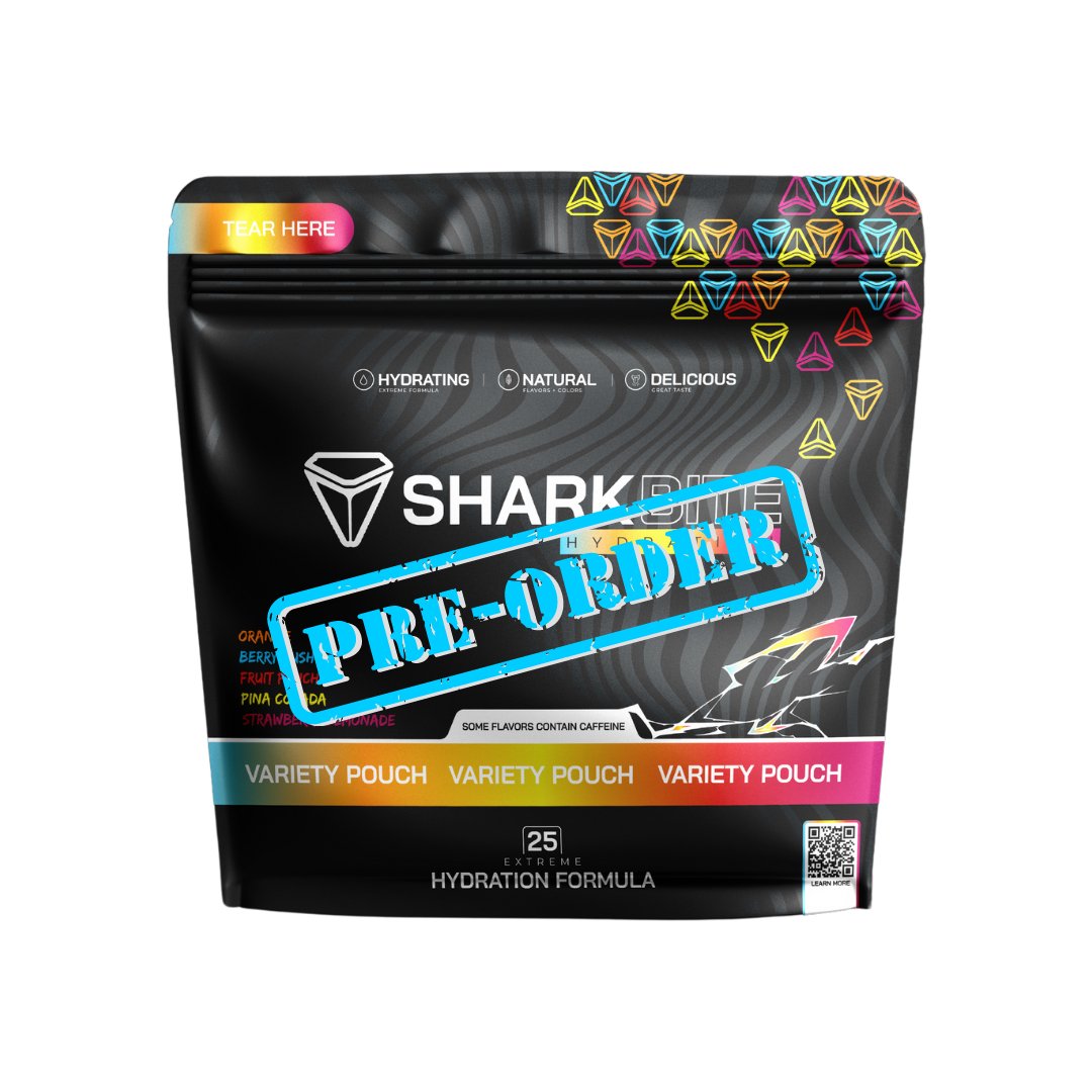 #sharkbite_hydration# - #Fruit_punch# - #pina_colada# - #orange# - #strawberry_lemonade# - #berry_rush# - #hydration# - #electrolytes# - #sports_hydration#